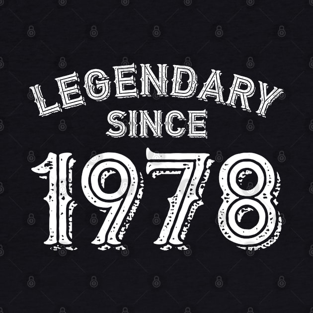 Legendary since 1978 by BB Funny Store